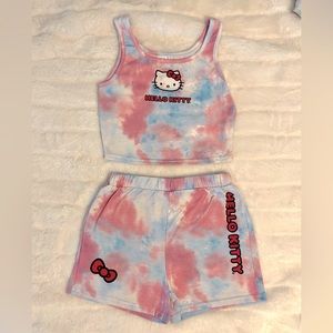 Hello Kitty 2 piece set. Tank top with shorts. Size 5t